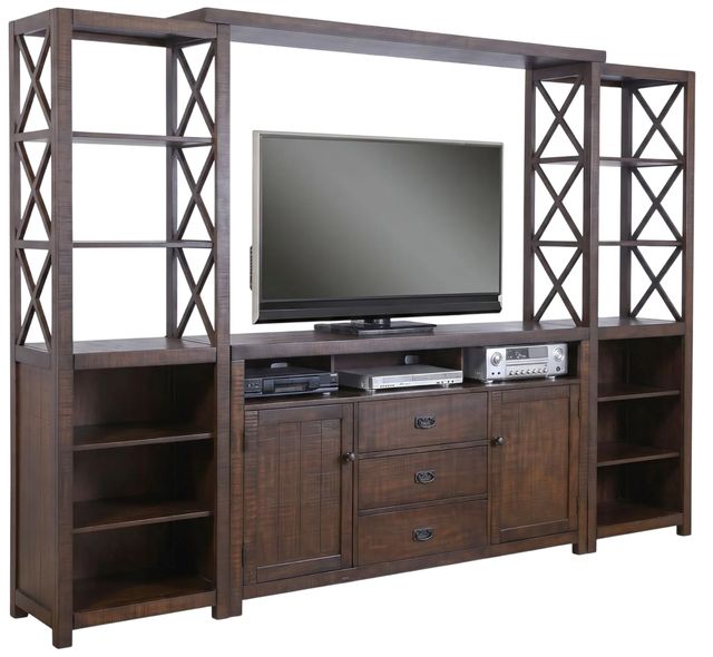 Sunny Designs™ Homestead Tobacco Leaf Entertainment Wall-0