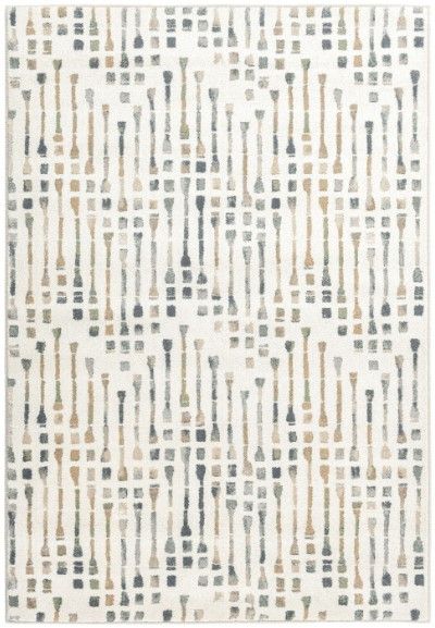 Orian Riverstone Janga Soft White 5'x8' Area Rug-0