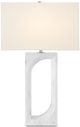 Currey & Company Gemini White Table Lamp-1