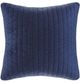Olliix by INK+IVY Navy Camila Quilted Euro Sham-0