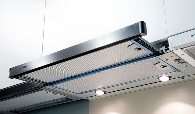 Faber Cristal 24 SS 24" Stainless Steel Slide Out Under Cabinet Range Hood-1