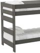 Elements International Cali Kids Gray Twin Over Twin Bunk-1