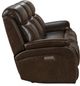 BarcaLounger© Sandover Tri-Tone Chocolate Reclining Sofa-3
