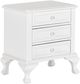 Elements International Jesse White Nightstand-0