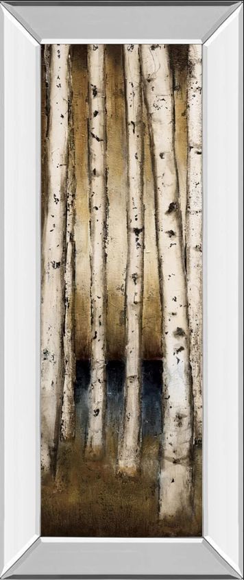 Classy Art Birch Landing I by St Germain Mirror Framed Wall Art-0