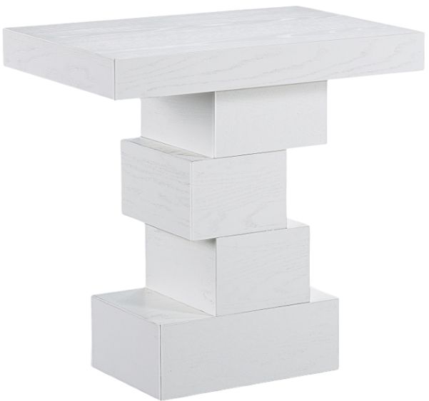 Meridian Furniture Westmount White End Table-0