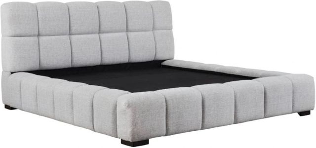 Signature Design by Ashley® Grendusk Light Gray California King Upholstered Panel Bed-3