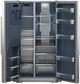 Maytag® 36" 20.9 Cu. Ft. Fingerprint Resistant Stainless Steel Counter Depth Side-by-Side Refrigerator with Arctic Blue Interior-1