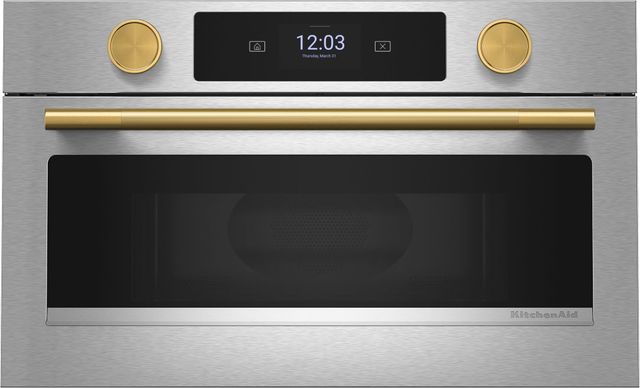 KitchenAid® 1.4 Cu. Ft. PrintShield Stainless Steel Built-In Microwave with Air Fryer-3