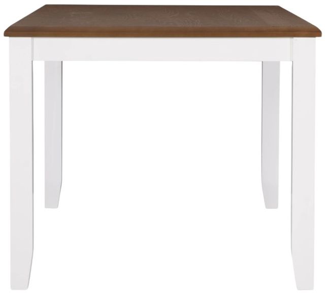 Powell® Jane Honey Brown Dining Table with Vanilla White Base-3