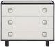 Bernhardt Silhouette Eggshell/Onyx Nightstand-1