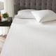 Olliix by Sleep Philosophy White California King 4" Gel Memory Foam with 3M Cover Mattress Topper-3