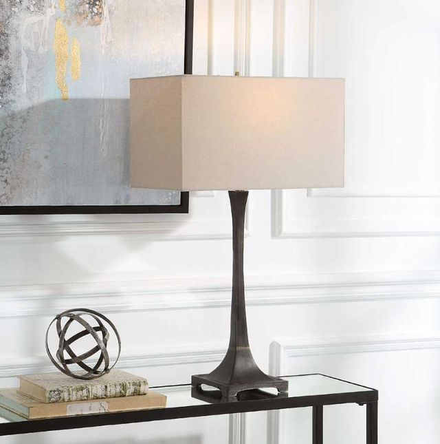 Uttermost® Reydan Black Table Lamp-1