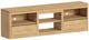 Elements International Rosalie Natural 82" TV Console without Fireplace Insert-0