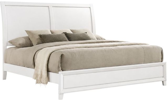 New Classic® Home Furnishings Ballard 4-Piece White Queen Panel Bedroom Set-2
