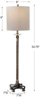 Uttermost® Parnell Brass Buffet Lamp-2