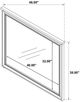 Coaster® Pembroke Washed Oak Dresser Mirror-2