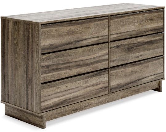 Signature Design by Ashley® Shallifer 4-Piece Gray Queen Panel Bed Set-2