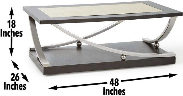 Steve Silver Co. Ramsey Ebony Cocktail Table-1
