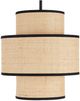 Currey & Company Marabout Blacksmith/Natural Floor Lamp-4