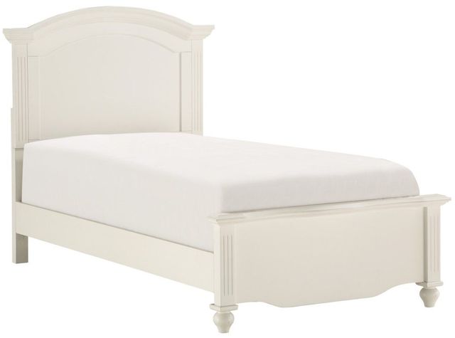 Homelegance® Meghan White Twin Panel Youth Bed-1