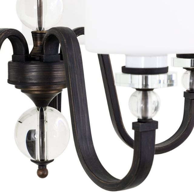 YHD Mitchell Peak Oil Rubbed Bronze 5-Light Chandelier-4