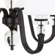 YHD Mitchell Peak Oil Rubbed Bronze 5-Light Chandelier-4