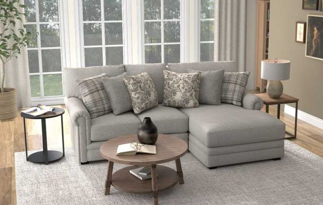 Jackson Furniture Livingston 3-Piece Linen Right Arm Facing Sectional and Chaise-1