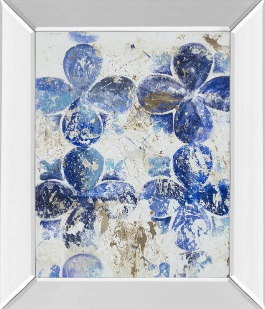 Classy Art Blue Quatrefoil IIl by Patricia Pinto Wall Art-0