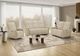 Monarch Specialties Inc. Beige Small Upholstered Power Reclining Chair with USB Ports-2