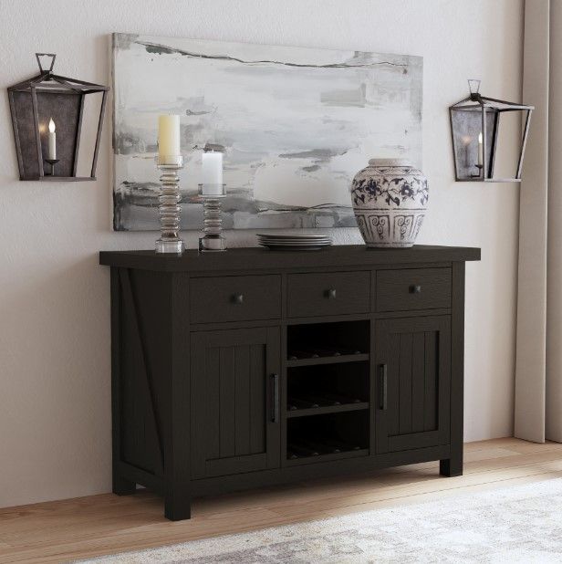 Flexsteel® Lattice Ebony Buffet-1