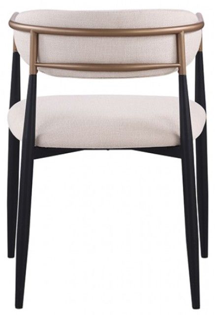 Furniture of America® Neasden 2-Piece Natural/Black/White Side Chair-2