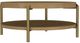 Coaster® Arini 2-Piece Sand Wash Occasional Table with Aged Brass Base Set-4
