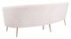 Zuo® Luna White & Gold Sofa-4