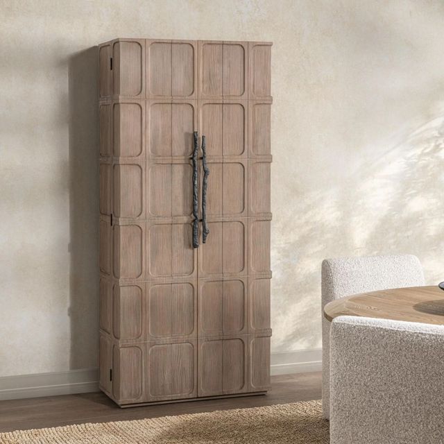 Classic Home Corin Pacific Sand Tall Cabinet-1