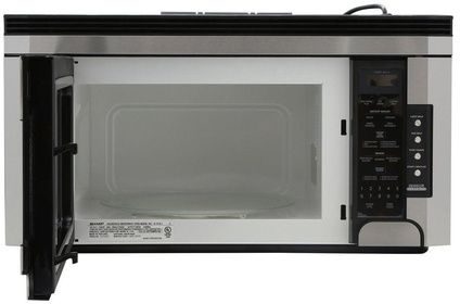 Sharp® Carousel® 1.5 Cu. Ft. Stainless Steel Over The Range Microwave Oven-2