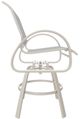 Telescope Casual Aruba Abalone/Desert Aluminum/Fabric Outdoor Sling Balcony Height Swivel Cafe Chair-2