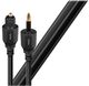 AudioQuest® Pearl Optical > 3.5mm Mini M 8.0 m Toslink Fiber-Optic Cable, Black with Gray Stripes-0