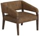 International Furniture Direct Murcia Cognac/Lacquer Brown Accent Chair-0
