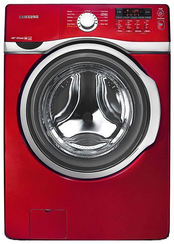 Samsung Front Load Gas Dryer-Tango Red-0