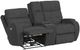 Flexsteel® Customizable Strait Power Reclining Loveseat with Console and Power Headrests-1