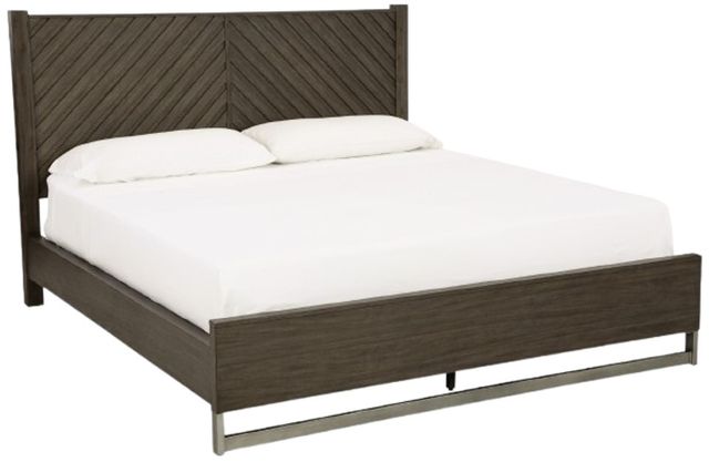 Ashley® Arkenton Grayish Brown King Panel Bed-0