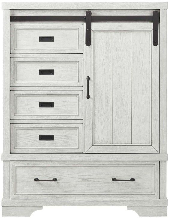 Westwood Design Foundry White Dove Youth Chiffrobe -2