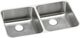 Elkay Lustertone® Classic Lustrous Satin 31-3/4" x 16-1/2" x 4-3/8" Equal Double Bowl Undermount ADA Sink-0