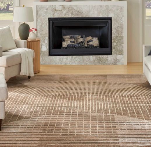 Nourison Home™ Astra Machine Washable Latte 5'x7' Area Rug-3