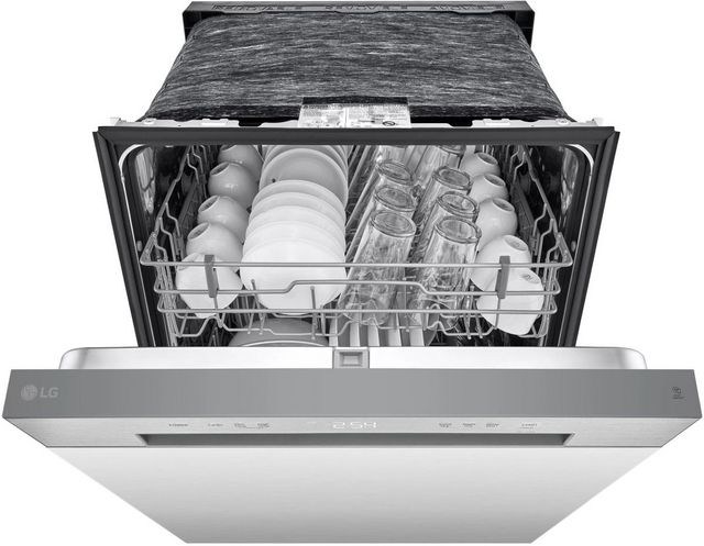 LG 24" Stainless Steel Look Front Control Built In Dishwasher-4