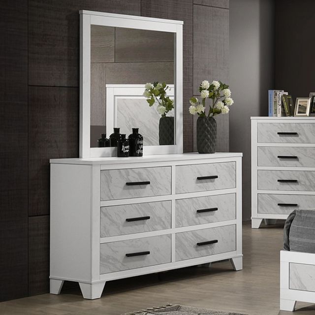 Furniture of America® Darlene White Dresser-2