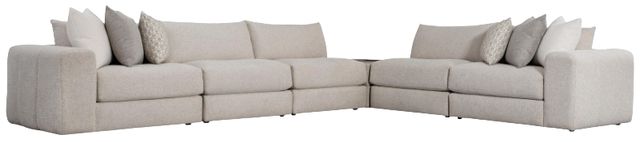 Bernhardt Vista Bernhardt Living 5-Piece Beige Modular Sectional-0