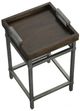 Fairfield® West Camden Tahitian Pearl Drink Table with Black Base-2