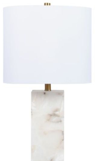 Signature Design by Ashley® Linderfield Gold/White Alabaster Table Lamp-1
